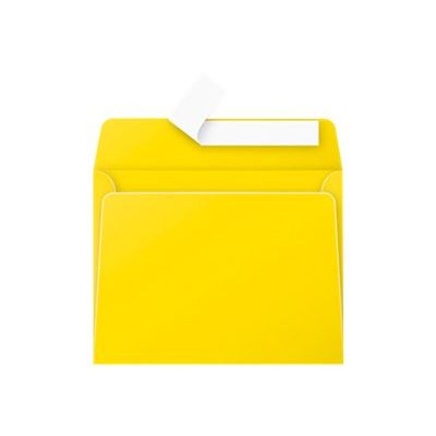 3329680556100-Pollen - 20 Enveloppes - 90 x 140 mm - 120 g/m² - jaune-Avant-0