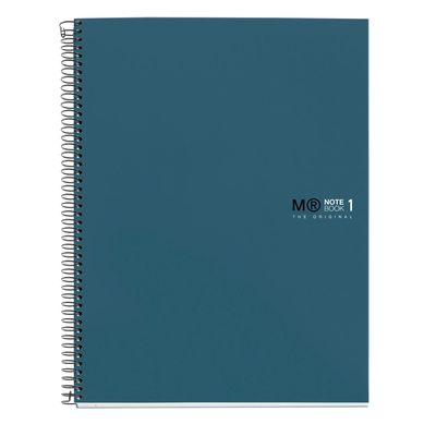 8422593499931-THE ORIGINAL NOTEBOOK, couverture rigide, A5, lignes horizontales, 80 feuilles de 1 couleur, Miquelrius--0
