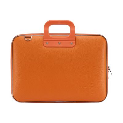 8059395580927-Bombata Classic Vinyl - Sacoche pour ordinateur portable 15" - orange-Avant-0
