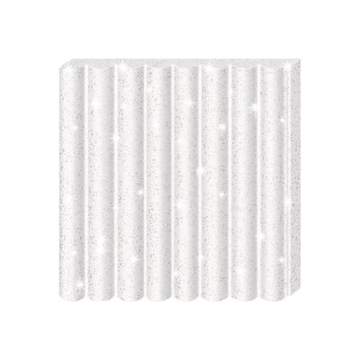 4007817805152-Pâte Fimo Kids  - Blanc Pailleté - 42G-Angle droit-0