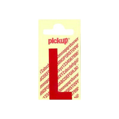 8711234243119-Pickup - Étiquette autocollante - 150 mm - Lettre L - rouge brillant-Avant-0