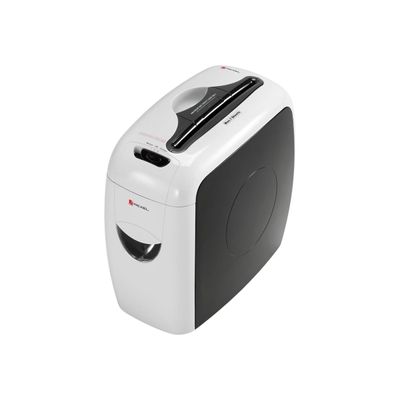 5028252247313-Rexel Style+ - destructeur de documents coupe croisée - 7 feuilles - Corbeille 12 litres-Angle droit-0