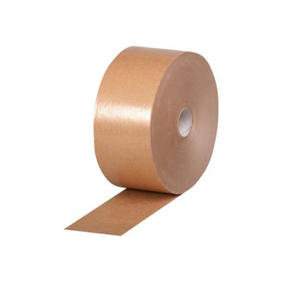 3329683968023-Clairefontaine - ruban gommé - 7 cm x 200 m - brun - papier-Angle droit-0