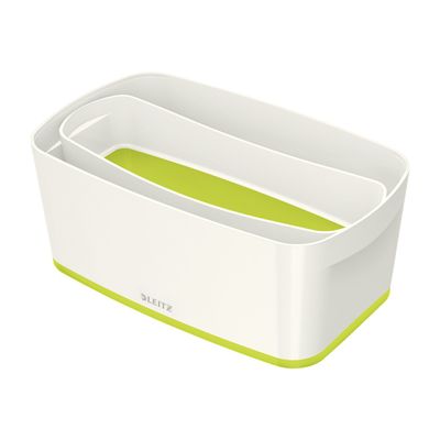 4002432116539-Leitz MyBox - boîte de rangement - A5 - blanc/vert-Angle droit-1