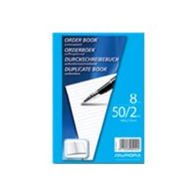 5411028050444-Aurora - livre de commandes - 50 feuilles - 140 x 210 mm - en double-Avant-0