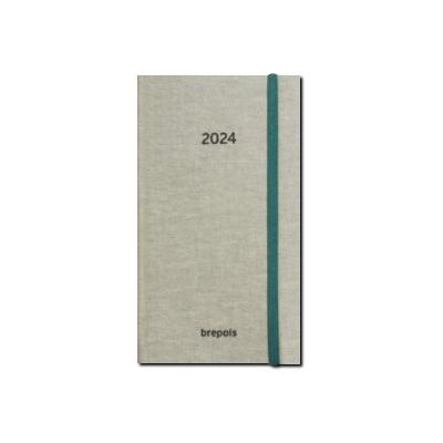 5412303377683-Agenda de poche Notavision Barista - 1 semaine sur 2 pages - 9 x 16 cm - vert - Brepols-Avant-0