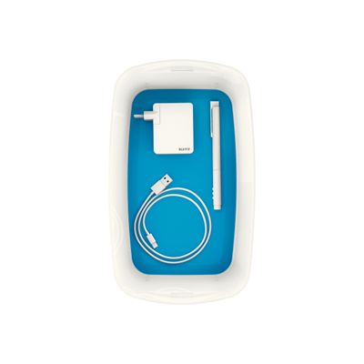 4002432116522-Leitz MyBox - Boîte de rangement petit format - blanc/bleu-Haut-3