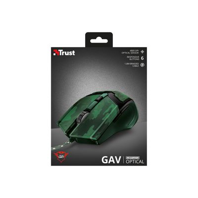 8713439227932-Trust GXT 101 - souris gaming filaire - vert-Avant-4