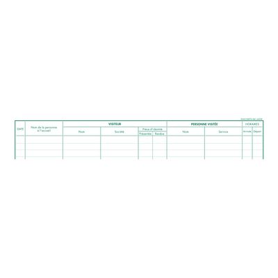3130630064305-Exacompta - Registre des visites - 25 x 32 cm - 80 pages-Gros plan-2