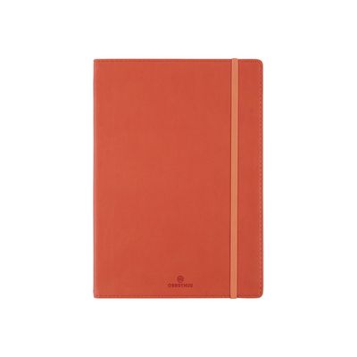 3108725881625-Oberthur Carmen - Carnet de notes souple A5 - ligné - 200 pages - orange-Avant-0