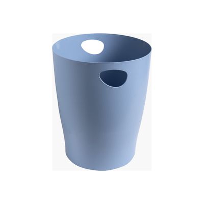 9002490453091-Exacompta Bee Blue - Corbeille à papier - bleu clair - 15 L-Angle gauche-2