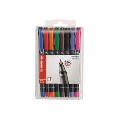 4006381115087-STABILO OHPen universal - feutre fin (pack de 8)-Avant-0