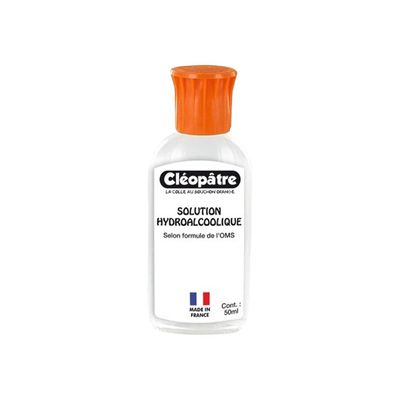 3134725013957-Cléopâtre - Solution Hydroalcoolique désinfectant pour les mains - 50 ml-Avant-0