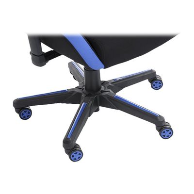 3701338800719-Fauteuil gamer POPER-M - accoudoirs réglables - noir et bleu-Gros plan-12