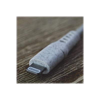 5453003784173-XtremeMac Eco - Câble USB - Lightning (M) pour 24 pin USB-C (M) - 1 m - blanc-Avant-4