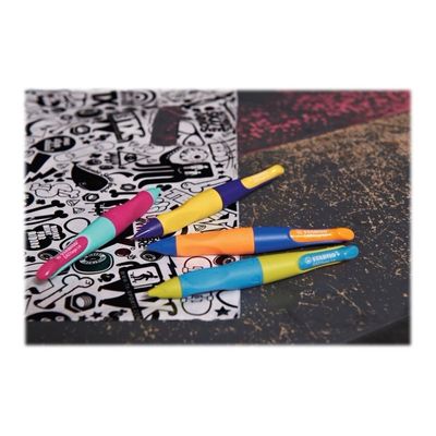4006381468992-STABILO EASYergo - Porte mines avec 3 mines - HB - 1,4 mm - rose/turquoise - droitier-P_79396686_1-2