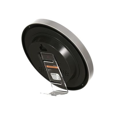 4002390065641-MaulRun - Horloge - mécanisme radio pilotée - 25 cm - blanc argenté-P_79419603_3-2