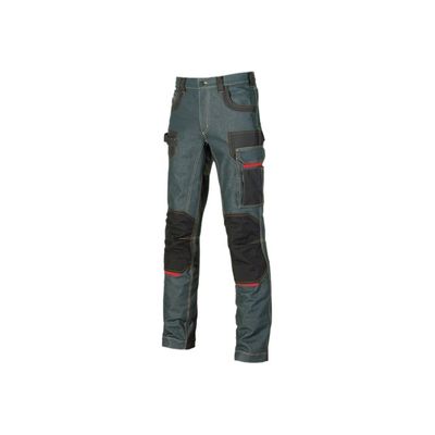 8033546200001-Pantalon de travail en jean multipoches - Taille 54 - Platinum Button U-Power-P_79444778_1-0