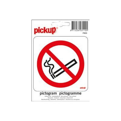 0400791422294-Pickup - Pictogramme - Défense de fumer + décret - 100 x 100 mm--0