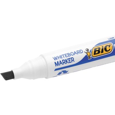 3086120017545-BIC VELLEDA 1751 - Pack de 4 marqueurs effaçables - pointe biseau - couleurs assorties--3