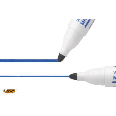 3086129999644-BIC VELLEDA 1701 - Marqueur effaçable - pointe ogive - vert--3