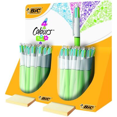 3086123232006-BIC 4 Couleurs FASHION - Stylo à bille 4 couleurs - 1 mm - rétractable--0