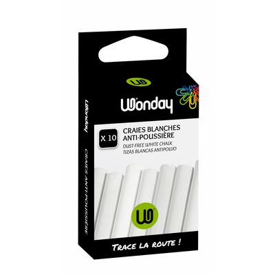 3701254703309-Wonday - 10 Craies  blanches - anti poussière--0