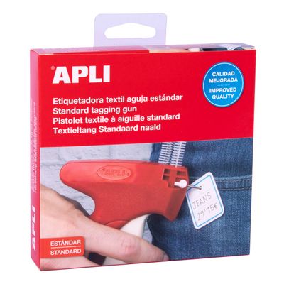 3270241015454-Apli Agipa - Pistolet d'étiquetage textile - aiguilles standard--1
