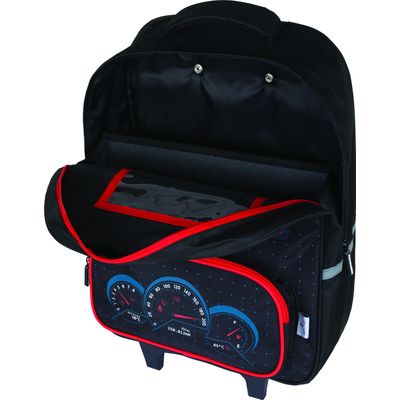 3664447100616-Megacars - Sac à dos à roulettes - 2 modèles disponibles - Oberthur--7