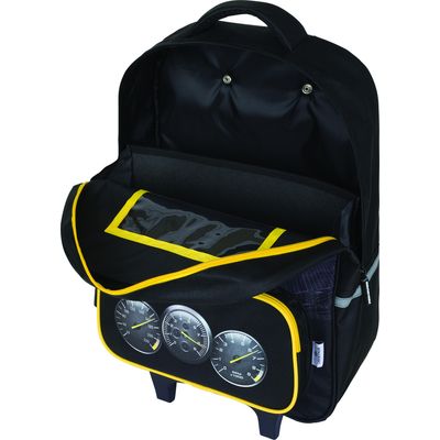 3664447100616-Megacars - Sac à dos à roulettes - 2 modèles disponibles - Oberthur--12