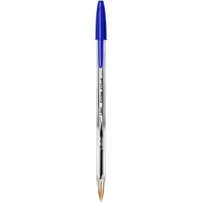 3086123372351-BIC Cristal Stylus - Stylo à bille - bleu - 1 mm--0