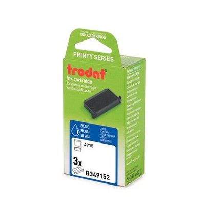 3459593491523-Trodat - 3 Encriers 6/4915 recharges pour tampon Printy 4915 - bleu--1