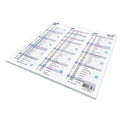 3371010384983-Quo Vadis - Calendrier origami 3 mois par face - 18 x 36 cm--0