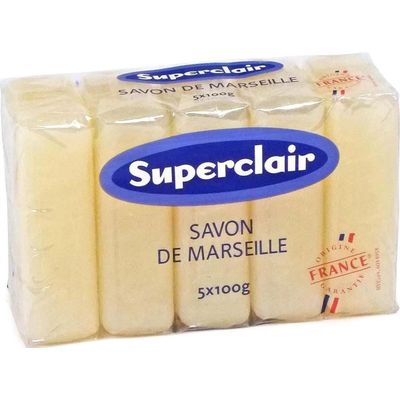 3010351730010-Superclair - 5 Savons de Marseille - 100g--0