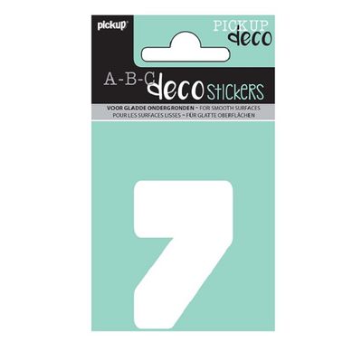 8711234002433-Pickup Déco Anna - Étiquette autocollante 60 mm - Chiffre 7 - blanc--0