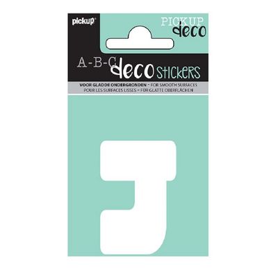 8711234002556-Pickup Déco Anna - Étiquette autocollante 60 mm - Lettre J - blanc--0