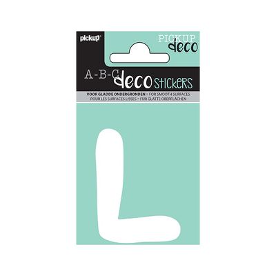 8711234003294-Pickup Déco Emma - Étiquette autocollante 70 mm - Lettre L - blanc--0