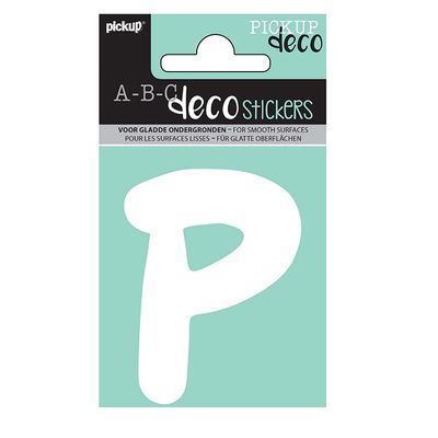8711234003331-Pickup Déco Emma - Étiquette autocollante 70 mm - Lettre P - blanc--0