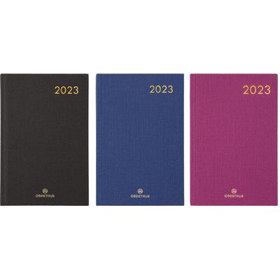 3664447138855-Agenda Nomad - 1 semaine sur 2 pages - 17 x 24,5 cm - disponible dans différentes couleurs - Oberthur--0