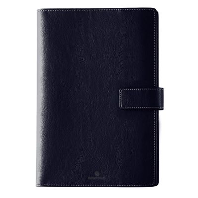 3664447133935-Agenda Milano - 1 semaine sur 2 pages - 17 x 24,5 cm - noir - Oberthur--0