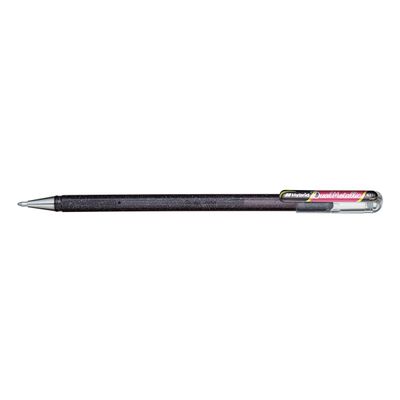 0884851024541-Pentel - Roller encre metallique pailletée - 1 mm - noir/rouge--0