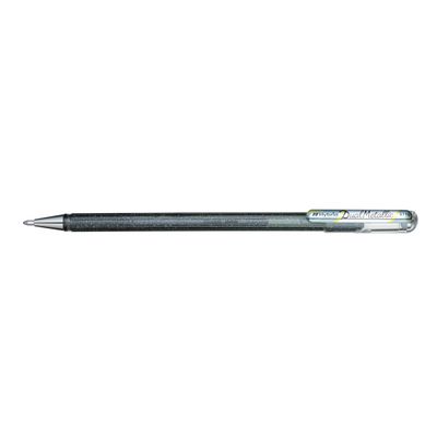 0884851024619-Pentel - Roller encre metallique pailletée - 1 mm - argent--0