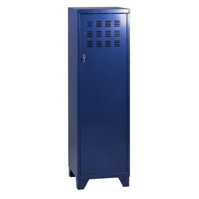 3219090956938-Casier de bureau avec pieds - 133 x 40 x 40 cm - bleu nuit nacré--0