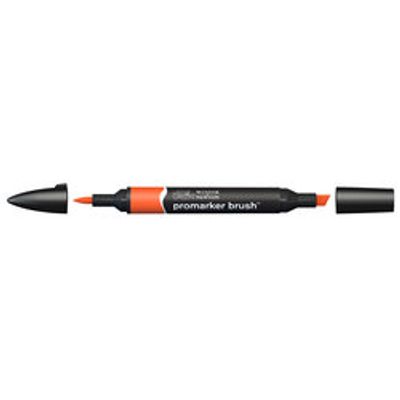 884955042786-BrushMarker - Stylo pinceau et marqueur - orange clair--0