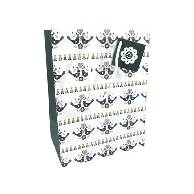 3329682019382-Clairefontaine Excellia - Sac cadeau 19 cm x 12 cm x 25 cm - flora--0