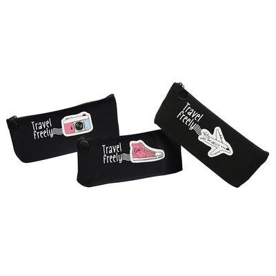 3135258458215-Trousse triangulaire Travel - 1 compartiment - 3 motifs disponibles - Viquel--0