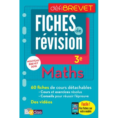 9782047356975-Défibrevet Fiches Maths 3e + Offert : vos fiches sur votre mobile--0