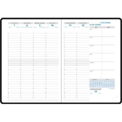 3660942065597-Agenda Fall Visuel - 1 semaine sur 2 pages - 15 x 21 cm - disponible dans différentes couleurs - Exaco--2
