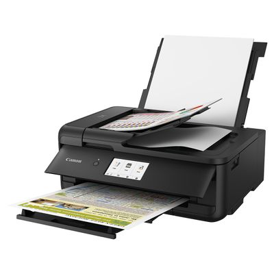4549292117608-Canon PIXMA TS9550 - imprimante multifonction jet d'encre couleur A4 - Wifi, Bluetooth, USB  - noir--1