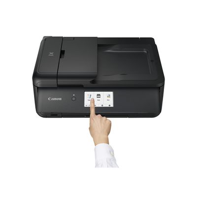 4549292117608-Canon PIXMA TS9550 - imprimante multifonction jet d'encre couleur A4 - Wifi, Bluetooth, USB  - noir--5